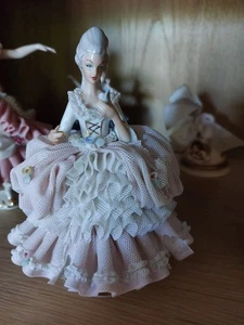 Dresden Porcelaine Figur Ballarina - Bild 1 von 2