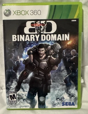 Binary Domain (Microsoft Xbox 360, 2012) CIB Complete w/Manual - Tested - Image 1 of 4