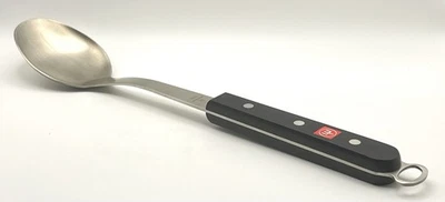Wusthof Serving Spoon High Carbon Stainless Steel Black Riveted Handle No. 2762 - Image 1 of 4
