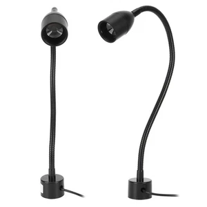(US Plug 110‑220V)5W LED Work Light Flexible Gooseneck Magnetic Base For FI - Picture 1 of 23