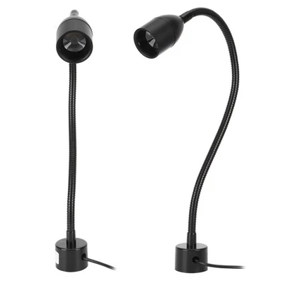 (US Plug 110‑220V)5W LED Work Light Flexible Gooseneck Magnetic Base For FI - Image 1 of 4