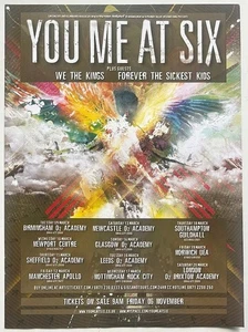 YOU ME AT SIX - TOUR DATES 2010 Full page UK magazine ad WE THE KINGS - Picture 1 of 1