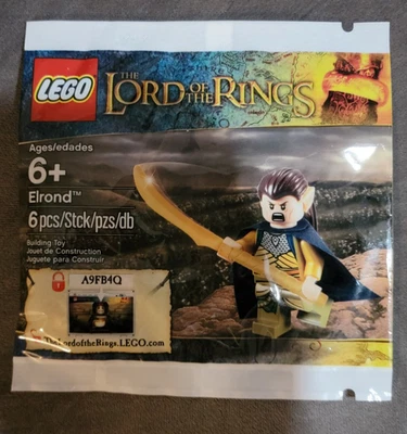 LEGO Lord of the Rings / LotR Elrond Polybag New & Sealed Minifigure Rare - Image 1 of 2