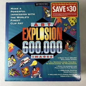 Nova Development Art Explosion 600000 Windows CDs & Manual - Picture 1 of 16