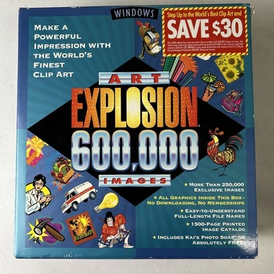 CD y manual de Windows Nova Development Art Explosion 600000 Foto 1 de 4
