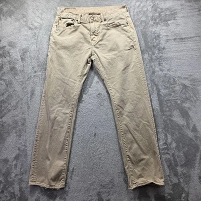 American Eagle Jeans Mens 32x32 Beige Sand Straight Core Flex Casual Pants - Image 1 of 4