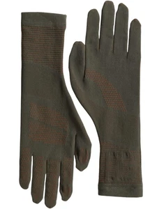 Dolce & Gabbana Brown Cotton Stretch Wrist Length Women's Gloves Authentic - Picture 1 of 5