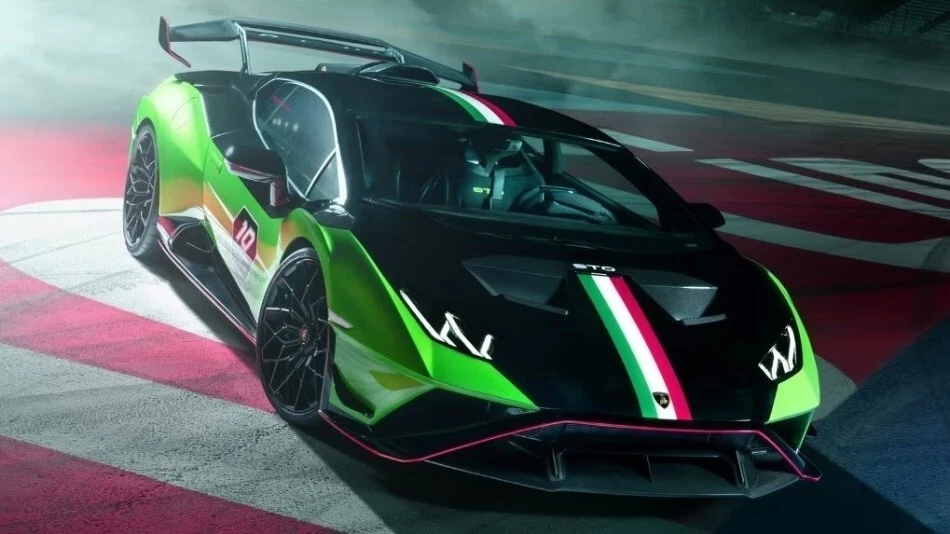 LAMBORGHINI HURACAN STO SC 10th ANNIVERSARY GREEN/BLACK 1:43 - Immagine 1 di 1
