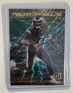 2021 Panini Donruss - Power Formulas Jalen Hurts #PF9 ~ Philadelphia Eagles - Bild 1 von 6