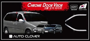 Autoclover Chrome weather shields 4p for 1999 - 07/2006 KIA Carnival - Picture 1 of 1