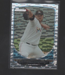 ADAM WESTMORELAND  2013 BOWMAN DRAFT PICKS PROSPECTS SILVER ICE CARD #BDPP122