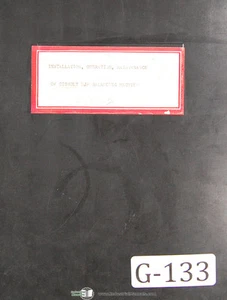 Gisholt UJP, Dynetric Balancing Machine, Operations and Maintenance Manual 1945 - Picture 1 of 3