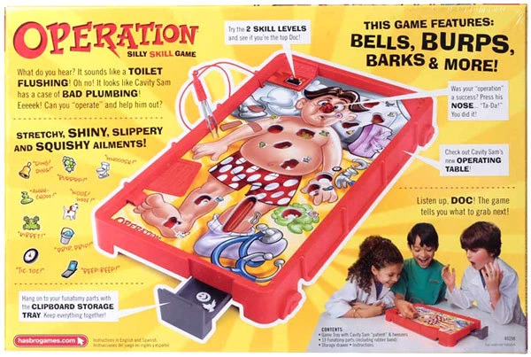 Operation Game Replacement Parts & Pieces 2008 Funatomy Hasbro - Image 1 of 1