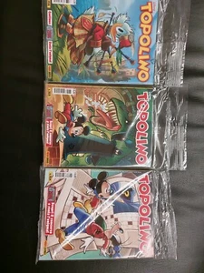 Topolino 3534 + 3535 + 3536 + 12 litografie Marvel Panini Disney 100 - Foto 1 di 2
