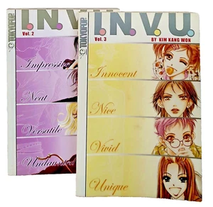 Tokyo Pop I.N.V.U. Manga Volumes 2,3 English Version Soft Back 2003 - Picture 1 of 9