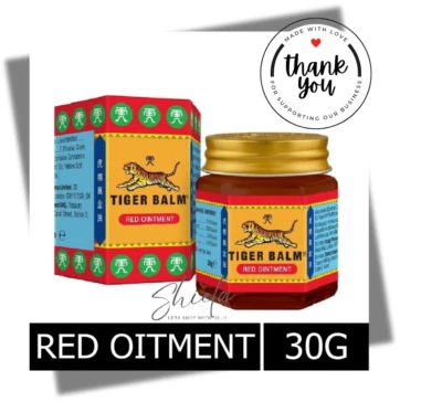 Tiger Balm (Red) Super Strength Pain Relief Ointment Of 30g (2 packs) - Image 1 of 4