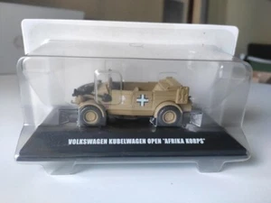 Modellino Militare Volkswagen KubelwagenOpen Afrika Korps 1:43,Nuovo,In scatola. - Foto 1 di 4