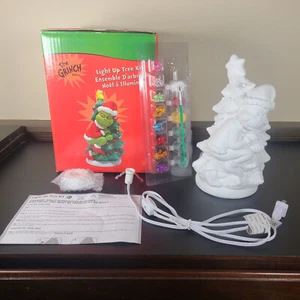The Grinch Light Up Christmas Tree Kit - DIY Paintable Dr. Seuss Ceramic - Picture 1 of 7