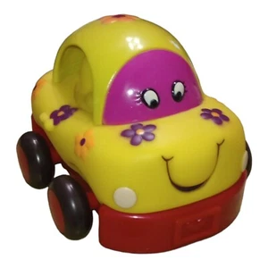 JUST B YOU Toy Car Flower Love Bug Battat B. Wheeee-Ls! Pull Back Go Fast  - Picture 1 of 7