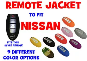 SILICONE REMOTE COVER TO FIT NISSAN ALTIMA MAXIMA MURANO SENTRA KEY FOB - BLUE - Picture 1 of 2