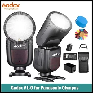 Godox V1-O Round Head Camera Flash Speedlite TTL for Panasonic Olympus - Picture 1 of 12