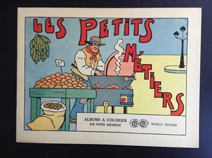 SUPERBE ancien album à Colorier Cri Cri Les petits métiers ETAT NEUF - Picture 1 of 5