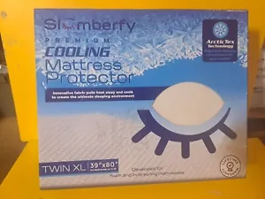 Twin XL Kühlung hypoallergener Matratzenschutz, 39x80 Zoll, weiß, geräuschlos... - Bild 1 von 6