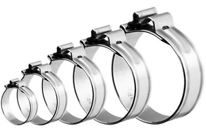 Norma schraublose Schlauchschelle  W4 Schlauchschellen Edelstahl ⌀ 8,5mm - 34mm - Bild 1 von 3