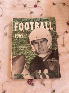 Official Collegiate Football Record Book 1962 Sonny Gibbs Texas Good - Bild 1 von 7