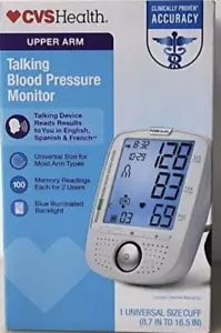 CVS Health, Upper Arm, Talking Blood Pressure Monitor V-15367 - Talking Device - Picture 1 of 1