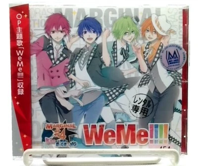 TV Anime MARGINAL #4 KISSから創造(つく)るBig Bang OP theme song “WeMe!!!!” [CD][OBI] - Image 1 of 2