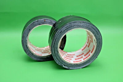 Unibond Nastro Canalizzato Originale Nero 50mm x 25m Confezione da 2