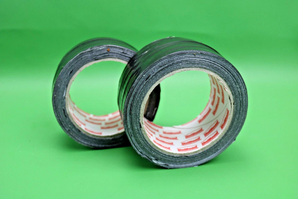 Cinta conducto original Unibond negra 50 mm x 25 m paquete de 2