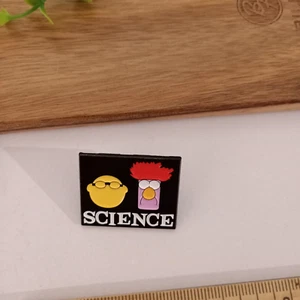 Muppet Science Badge Pin Gift Funny Jewellery AUS Free Postage - Picture 1 of 3