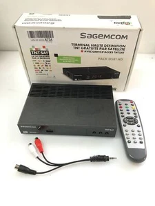 Sagemcom DS81HD TNTSAT HD Satellitendecoder Schwarz - Unvollständig - Bild 1 von 6