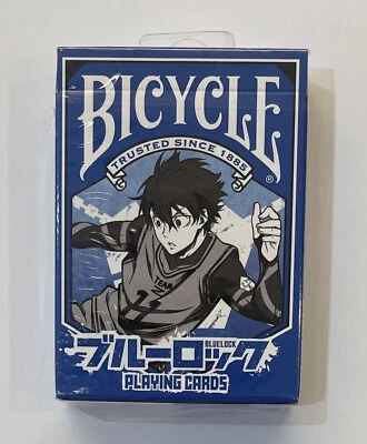 Bicycle Playing Cards BLUE LOCK , Made in 2024, New Sealed , Japanese Anime - Image 1 of 4