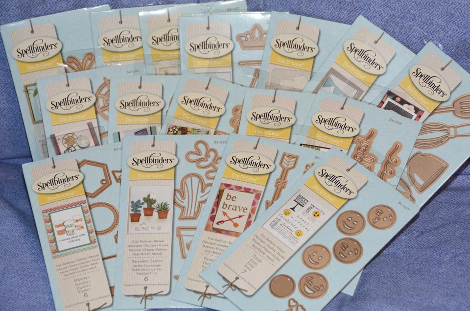 Spellbinders lot: Die D-Lites: NEW DESIGNS: you choose/combined shipping: LOOK!! - Image 1 of 1