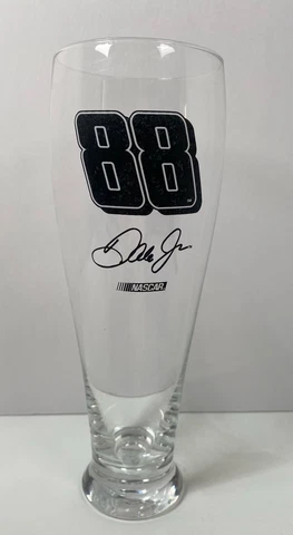 DALE EARNHARDT JR. # 88 NASCAR PILSNER 16 OZ BEER GLASS -  8 1/2" TALL - NEW Cover