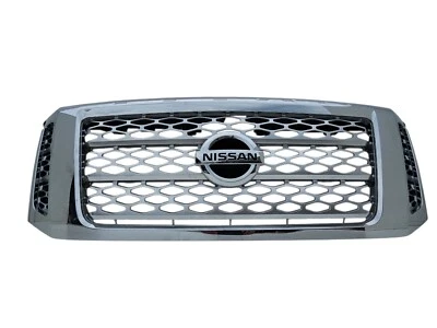 OEM 2017 2018 2019 Nissan TITAN XD Grille Assembly Chrome -LIKE NEW - Image 1 of 4