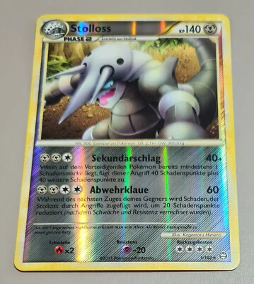 Stolloss # 1/102 Rare Reverse Holo HS Triumph (Triumphant) 2010-11 Pokemon Mint - Bild 1 von 3