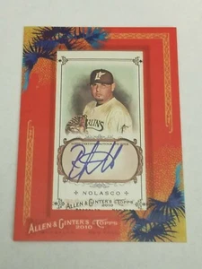 Ricky Nolasco 2010 Topps Allen & Ginter Autograph Auto Mini SP Florida Marlins - Picture 1 of 3