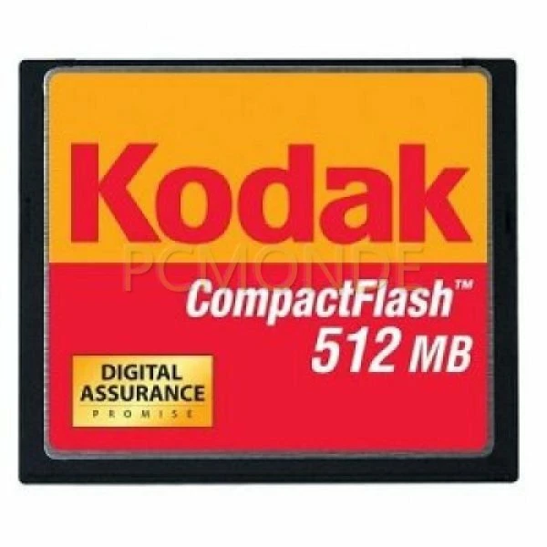 Kodak Compact Flash Card 512 MB (KPCF512SCS) - Image 1 of 1