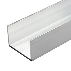 U-Profil Aluminium Aluprofil U Profil 2000 mm U-Schiene Aluminium Modellbau Alu - Bild 1 von 4