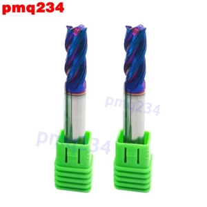 2PCS 8mm 4 Flutes Carbide End Mill HRC65 Tungsten Indexable milling cutter tools - Picture 1 of 2