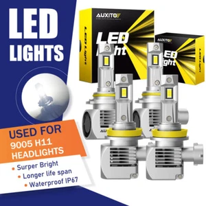 CANBUS White 9005 H11 White LED Headlight Kit High Low Beam 80000LM Combo 4 HOT - Picture 1 of 21