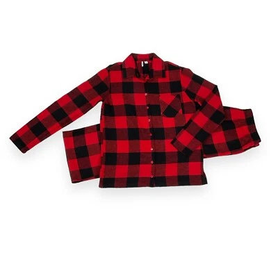 Conjunto de pijama Nordstrom para mujer mediano rojo búfalo a cuadros manga larga nuevo sin etiquetas Foto 1 de 4