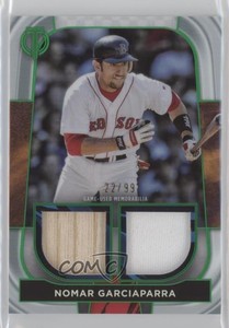 2022 Topps Tribute Dual Relics Green /99 Nomar Garciaparra #DR-NG