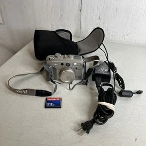Canon PowerShot G2 4.0MP Flip Screen Silver Digital Camera Charger 512MB Compact - Picture 1 of 14