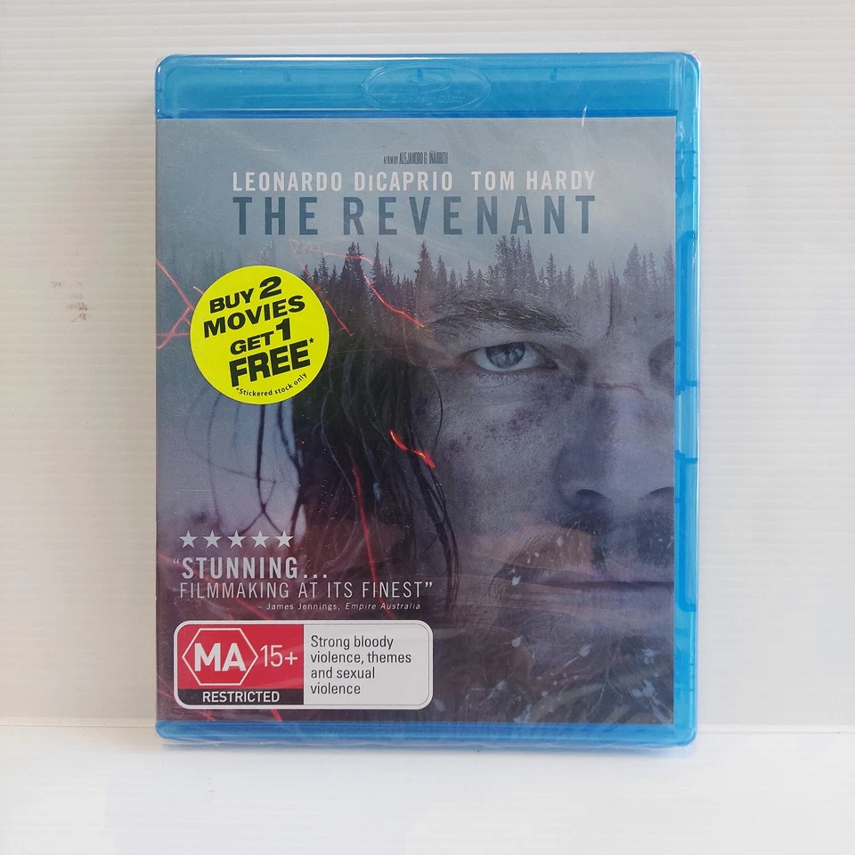 The Revenant 2015 Blu-ray Leonardo DiCaprio Tom Hardy FREE POST New & Sealed - Image 1 of 1