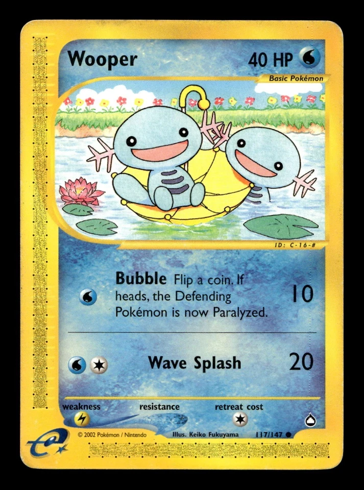 Wooper Quagsire Clodsire Pokemon Card! Holo/Reverse Ex Illustration Rare Cards! - Image 1 of 1